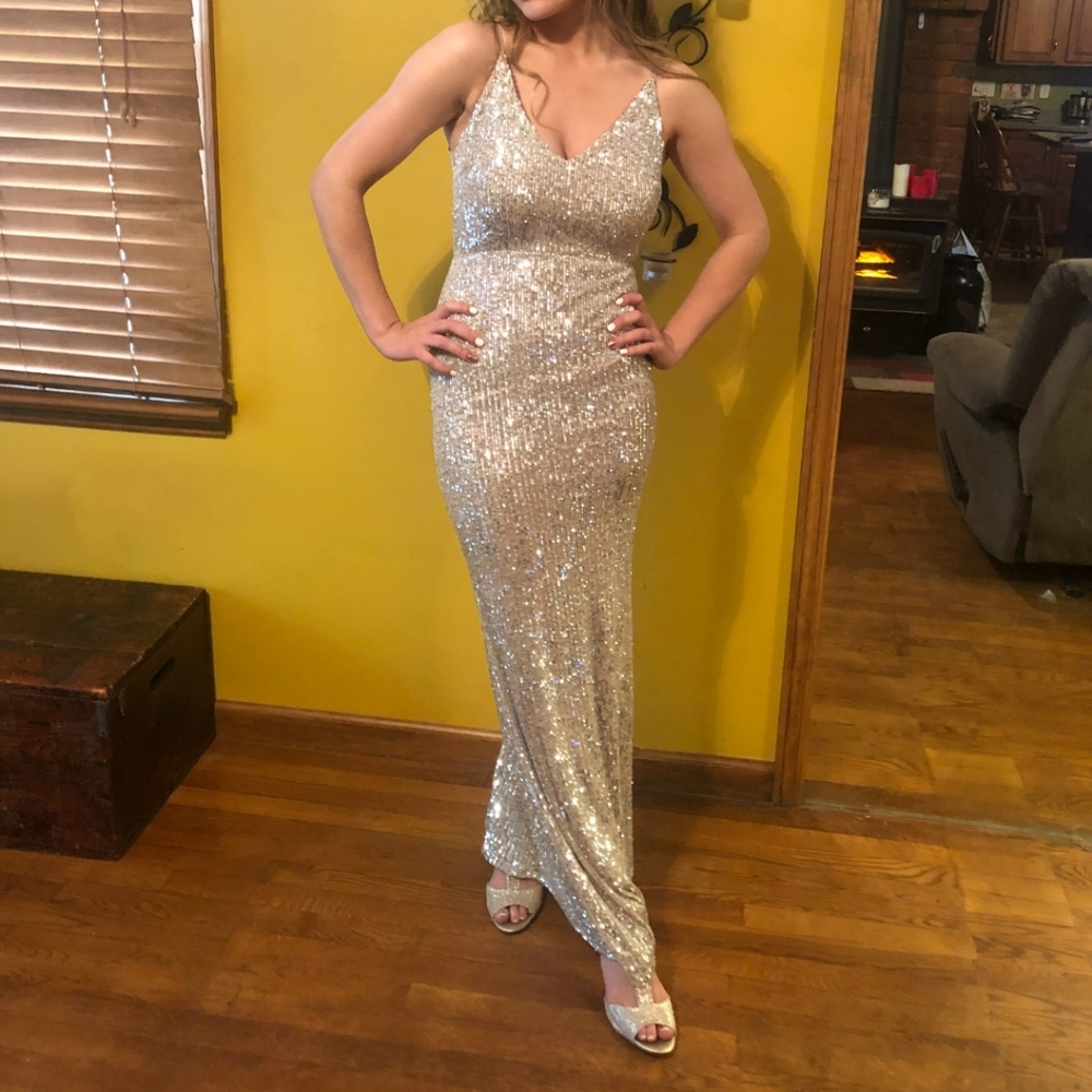 Windsor Sequin Prom Dress